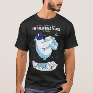 Vintage Polar Bear Plunge With FaceMask T-Shirt