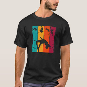 Vintage Pole Vaulting Retro Pole Jumping Pole Vaul T-Shirt