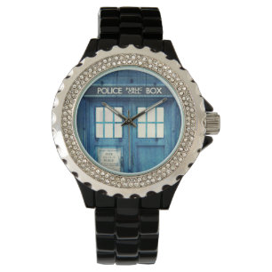 Vintage Police phone Public Call Box Watch