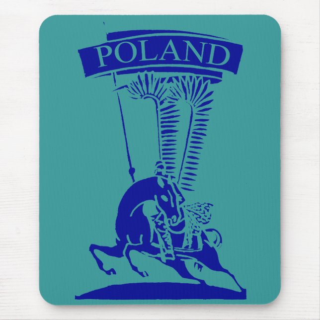 Vintage Polish Winged Hussar Mouse Pad (Front)