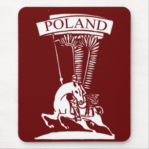 Vintage Polish Winged Hussar Mouse Pad