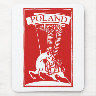 Vintage Polish Winged Hussar Mouse Pad