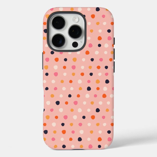 Vintage Polka Dot, Spotted iPhone / iPad case (Back)