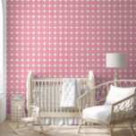 Vintage Polka Dots Pattern Pink Cream Nursery Deco Wallpaper<br><div class="desc">Create a sweet and timeless atmosphere in your nursery with this vintage-inspired polka dot wallpaper, featuring a soft pink and cream colour palette. The delicate polka dot pattern adds a charming, retro feel that’s perfect for creating a cozy and soothing environment for your little one. Ideal for accent walls or...</div>