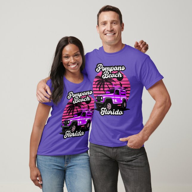 Vintage Pompano Beach Florida T-Shirt (Unisex)
