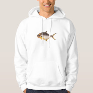 Vintage Pompano Fish - Game Fishes Template Blank Hoodie