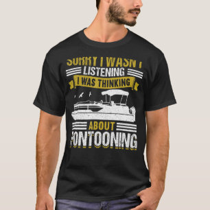 Vintage Pontoon Boat Captain Boating 1 T-Shirt