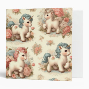 Vintage Pony's Delightful Blooms  Binder