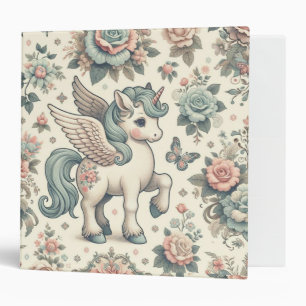 Vintage Pony's Delightful Blooms  Binder