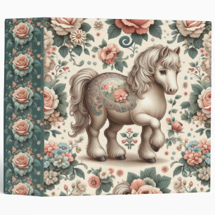 Vintage Pony's Delightful Blooms Binder