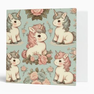 Vintage Pony's Delightful Blooms Binder