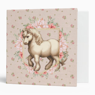 Vintage Pony's Delightful Blooms Binder
