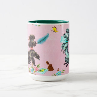 Vintage Poodle Coffee Mug