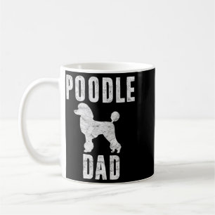 Vintage Poodle Dad Gift Dog Daddy Poodle Father Coffee Mug