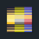 Vintage Pop Art Colourful Stripes Pattern Canvas<br><div class="desc">Vintage Pop Art Colourful Stripes Pattern Wrapped Canvas</div>
