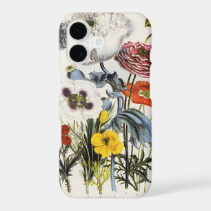 Vintage Poppies in the Garden, Victorian Flowers