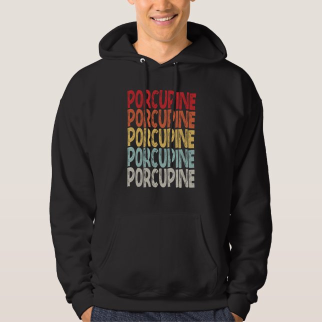 vintage Porcupine Hoodie (Front)