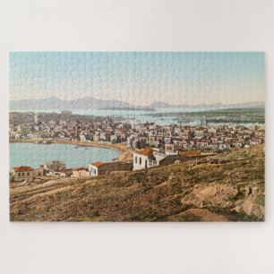 Vintage Port of Piraeus Greece Jigsaw Puzzle