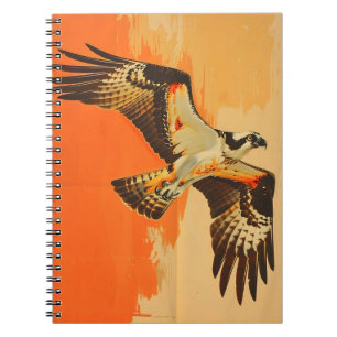 Vintage Portrait of the Osprey Notebook