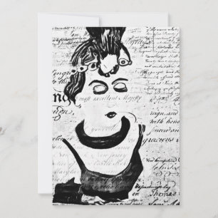 Vintage Portrait Thank You Card