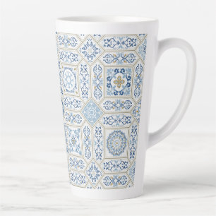 Vintage Portugal Azulejo traditional Latte Mug