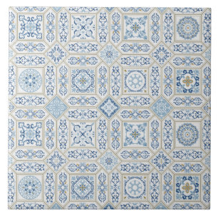 Vintage Portugal Azulejo traditional Tile