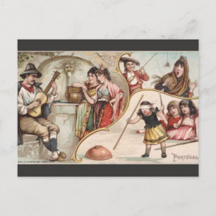 Vintage Portugal Postcard