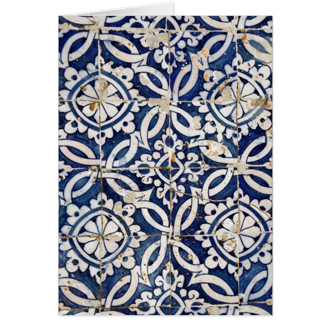 Vintage Portuguese Azulejo (Front)