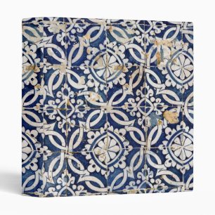 Vintage Portuguese Azulejo Binder
