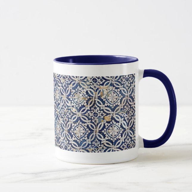 Vintage Portuguese Azulejo Mug (Right)