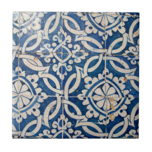 Vintage portuguese azulejo tile