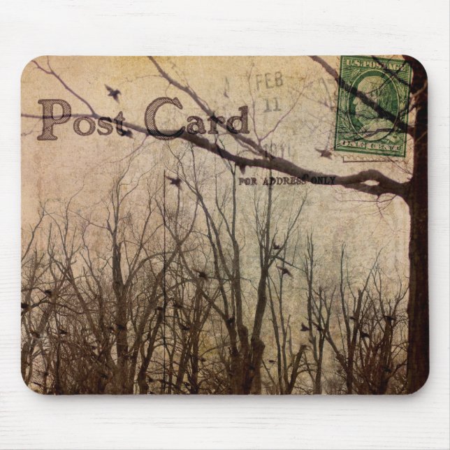 Vintage Post Card Mouse Pad (Front)
