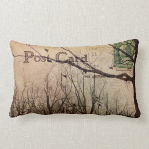 Vintage Post Lumbar Pillow