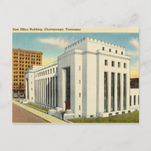 Vintage, Post Office, Chattanooga, Tennessee Postcard