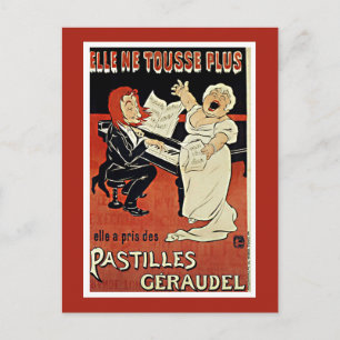 Vintage Postcard: Art Nouveau - Pastilles Geraudel Postcard