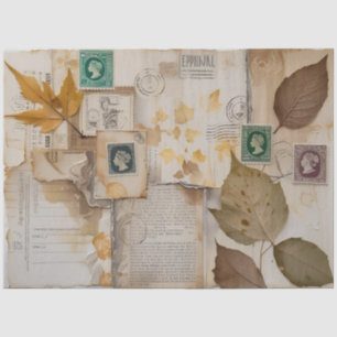 “Vintage Postcard Decoupage Tissue Paper – Large S
