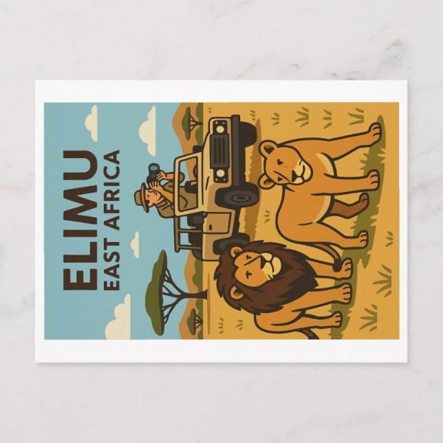 Vintage postcard - East Africa (Front)