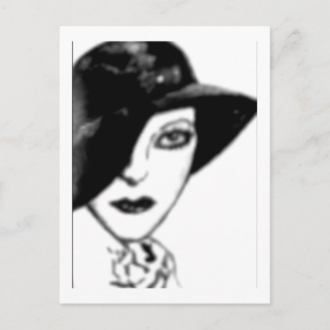 Vintage Postcard - Flapper (Front)