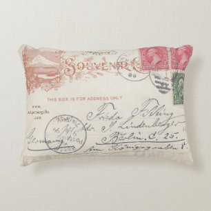 ****VINTAGE POSTCARD PILLOW**** DECORATIVE PILLOW