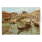 Vintage Postcard Ponte de ponte di Rialto, Venezia
