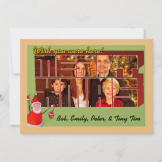 Vintage Postcard Style Christmas