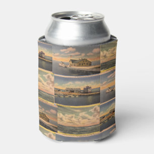 Vintage Postcards "Kelley's Island"  Can Cooler