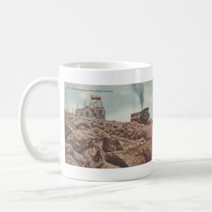 Vintage postcards, Pikes Peak, COLORADO, 2 scenes Coffee Mug