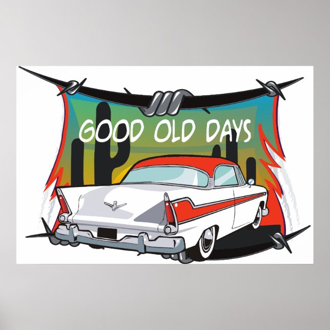 Vintage Poster 1957 Plymouth Fury (Front)