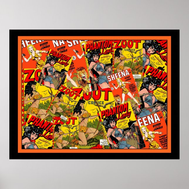 Vintage Poster Comic Book Zoot Phantom Combo (Front)