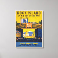 Vintage Poster For 1933-34 Chicago World's Fair