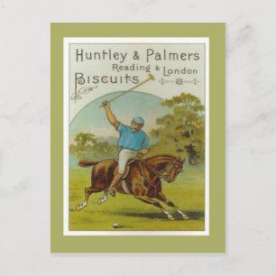 Vintage poster, Huntley and Palmers Biscuits, Postcard