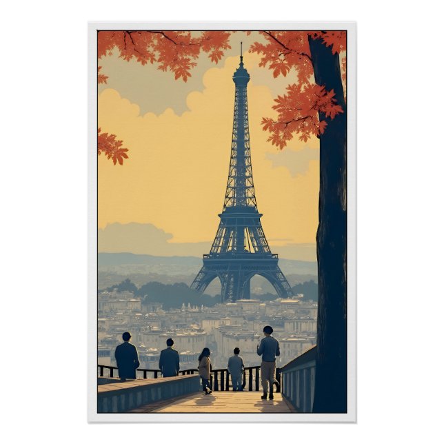 Vintage Poster in Paris (Front)