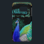 Vintage Poster Peacock Art Typography Painting Samsung Galaxy S7 Case<br><div class="desc">Designed to look like an elegant antique poster but made from newly created artwork, this French typography style design began with a painting of a stunning peacock that seems to be looking right through you in his regal imperial fashion! Oil pastel art captures the luminescence and shimmer of their feathers...</div>