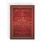 Vintage Poster Plush Red Wedding & Reception